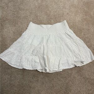 American Eagle Outfitters White Mini Skirt